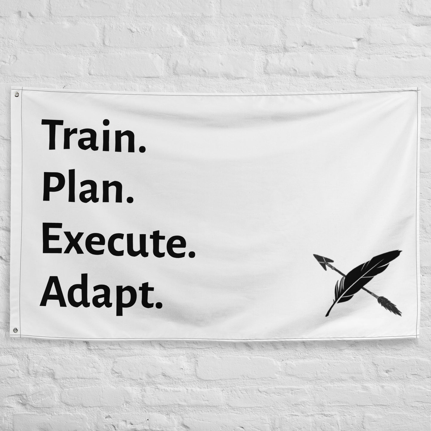 Train. Plan. Execute. Adapt. Flag